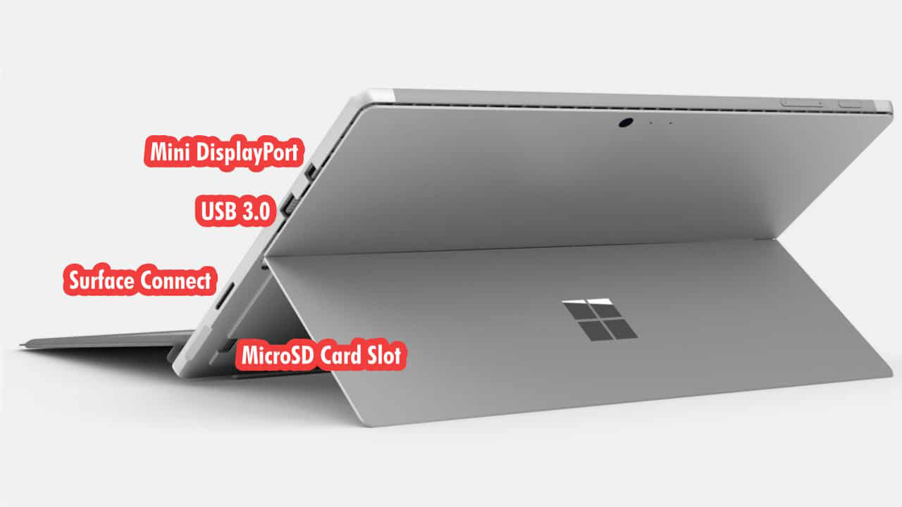 پورت های لپ تاپ Microsoft Surface Pro 5